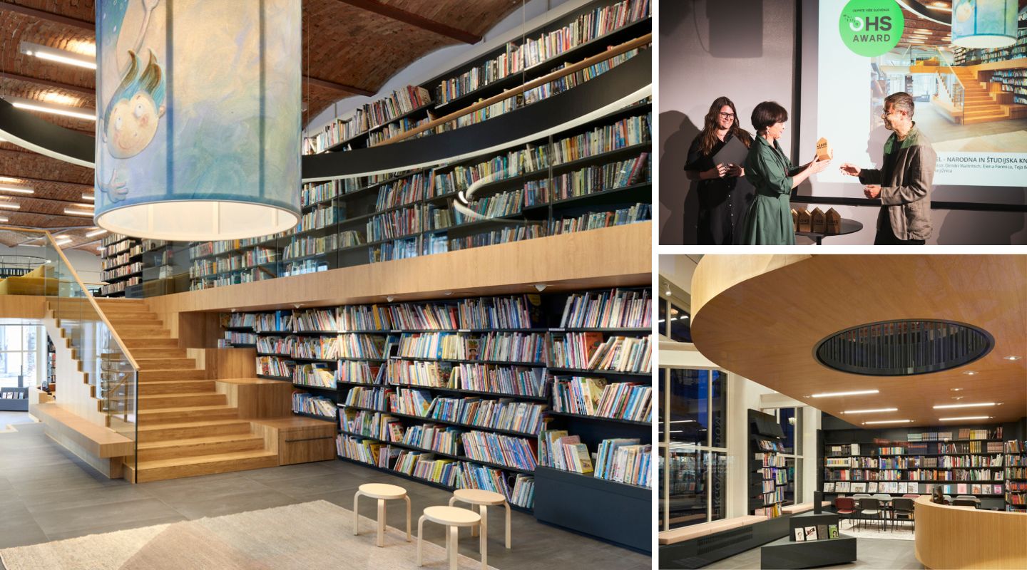 Gorizia, il design della biblioteca Feigel trionfa in Slovenia